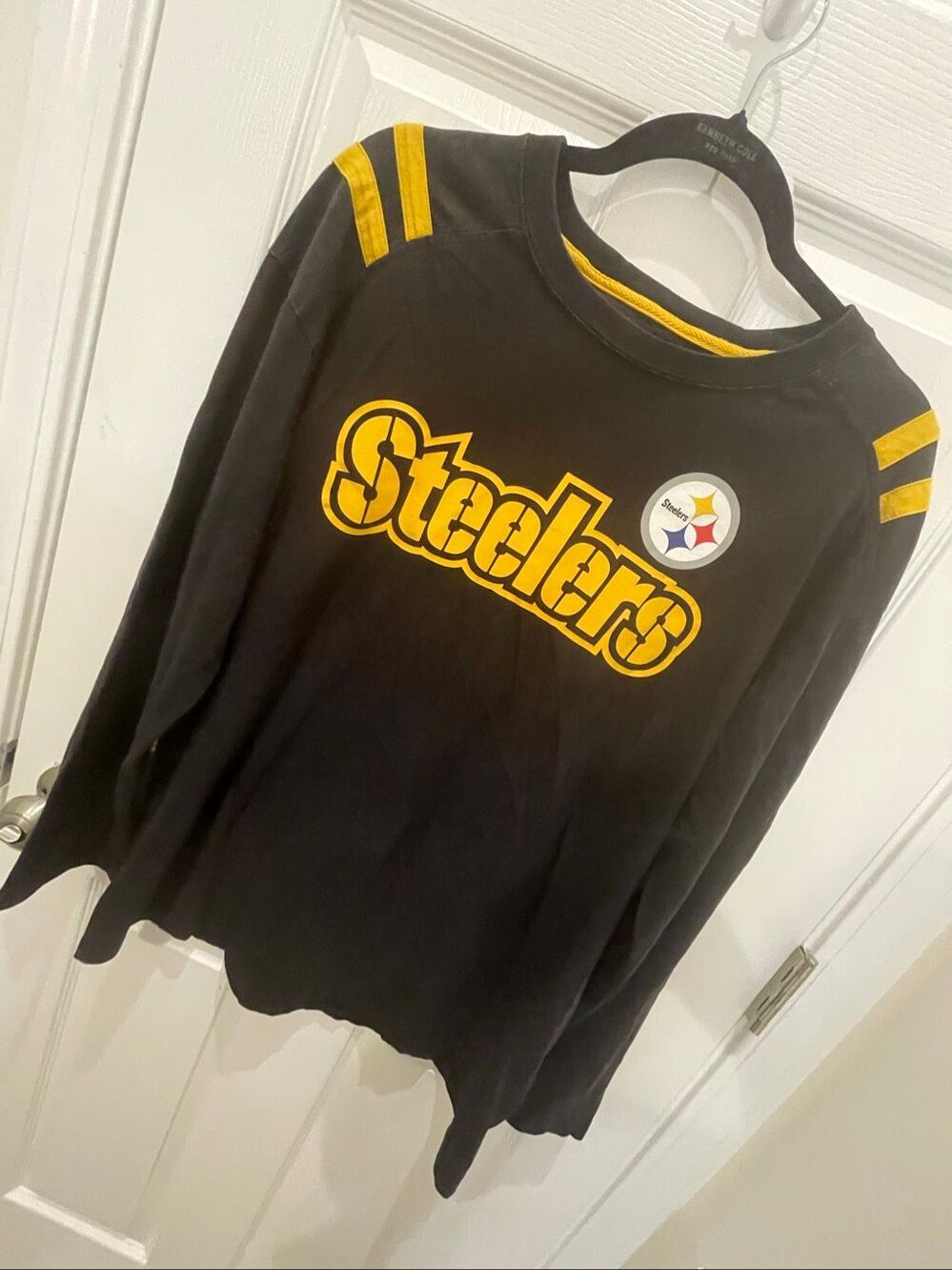 Pittsburgh Steelers large black long sleeve t shirt NFL